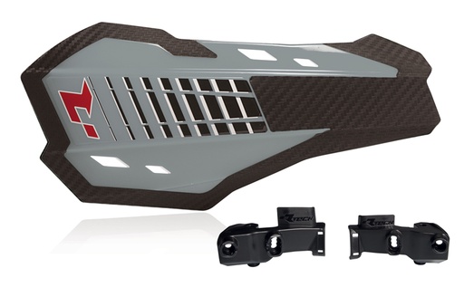 [RTECH-R-KITPMHP2GR6] RTech HP2 Handguards for KTM, Husqvarna, GasGas – Brembo Pump Fit (2011-2024) - (Quantum Grey)