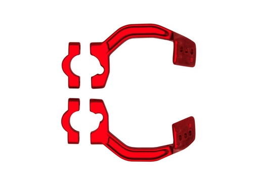 [RTECH-R-KITSUPVTRS1] RTech Forged Aluminum Mounting Kit for Dual Evo, Vertigo, and FLX Handguards (Red)