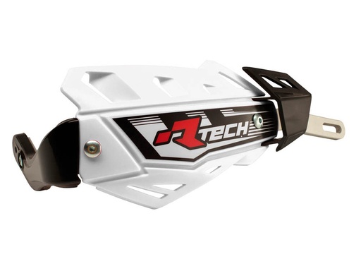 [RTECH-R-KITPMFMBNT7] RTech FLX Handguards with Aluminum Reinforcement for Yamaha Bikes (2019-2025) - (White)