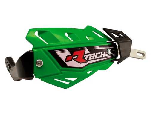 [RTECH-R-KITPMFMVE00] RTech FLX Handguards with Aluminum Reinforcement (KX Green)