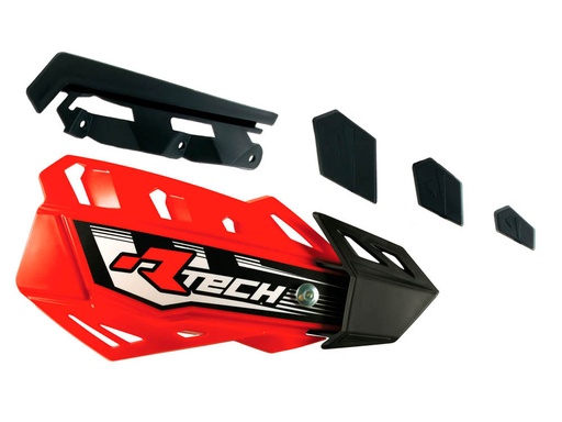 [RTECH-R-REPPMFLRS00] RTech Replacement Plastics for FLX Handguards - Pair (CRF Red)