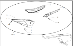 [EM-RL04T-60704-00-00] EM Seat Conversion Kit with Stickers for EPURE Race / Factor-E (2025)