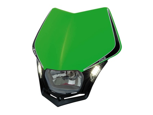 [RTECH-R-MASKVENR009] RTech V-Face Mask and Headlight (KX Green)