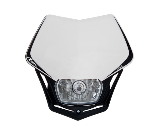 [RTECH-R-MASKBNNR010] RTech V-Face Mask with Full LED Headlight (White)
