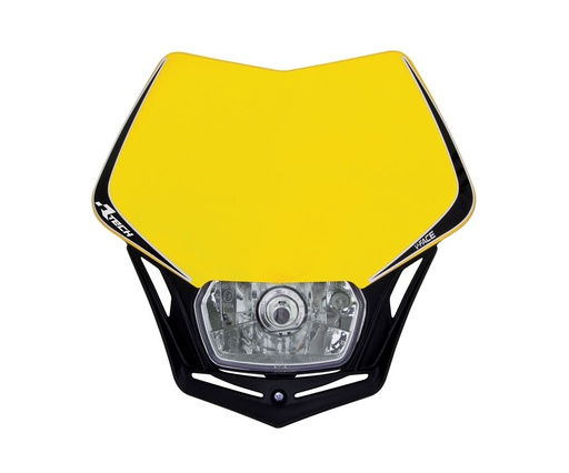 [RTECH-R-MASKGINR010] RTech V-Face Mask with Full LED Headlight (RMZ Yellow)