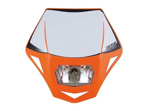 [RTECH-R-MASKAR00006] RTech Genesis Mask and Headlight (KTM Orange)