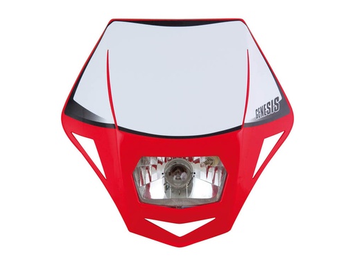 [RTECH-R-MASKRS00006] RTech Genesis Mask and Headlight (CRF Red)
