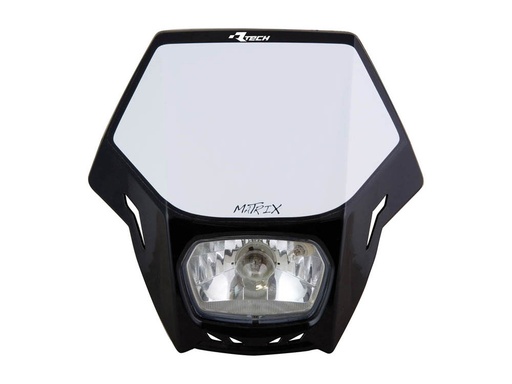 [RTECH-R-MASKNR00007] RTech Matrix Mask and Headlight (Black)