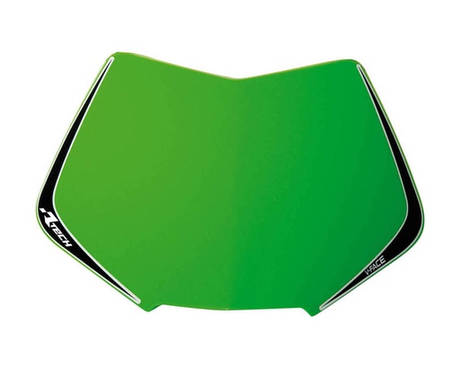 [RTECH-R-TABMASKVE08] RTech V-Face Plastic Number Plate Replacement (KX Green)
