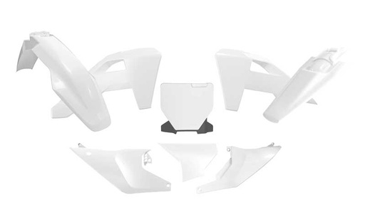 [RTECH-R-KITHSQ-BN0-525] RTech Plastic Kit for Husqvarna Bikes (2024-2025) - 6 PCS - (White)