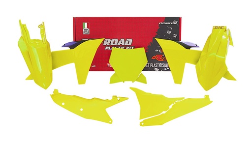 [RTECH-R-KITKTM-GF0-023] RTech Plastic Kit for KTM Bikes (2022-2024) - 6 PCS - (Neon Yellow)