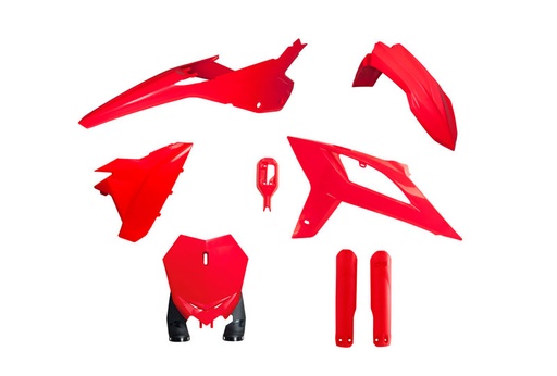 [RTECH-R-KITBET-RS0-622] RTech Plastic Kit for Beta RX Bikes (2020-2022) - 6 PCS - (Beta Red)