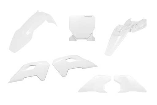 [RTECH-R-KITHSQ-BN0-165] RTech Plastic Kit for Husqvarna TC 65 Bikes (2024-2025) - 5 PCS - (White)
