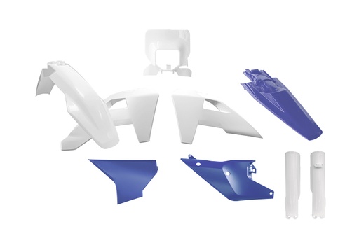 [RTECH-R-KITHSQ-NES-844] RTech Plastic Kit for Husqvarna FE and TE Heritage Bikes (2025) - 8 PCS - (White/Husqvarna Blue)