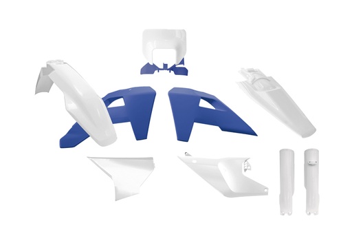 [RTECH-R-KITHSQ-OEM-844] RTech Plastic Kit for Husqvarna FE and TE Heritage Bikes (2025) - 8 PCS - (White/Blue Heritage)