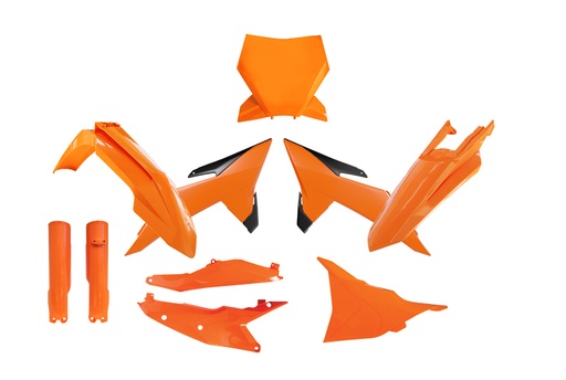 [RTECH-R-KITKTM-AR0-725] RTech Plastic Kit for KTM Bikes (2024 to 2025) - 7 PCS - (KTM Orange/Black) 