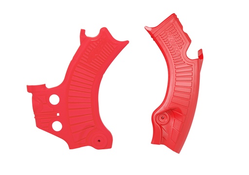 [RTECH-R-PRTCRFRS002] RTech Bi-Material Frame Protections for Honda CRF-R, CRF-RX, and CRF-RWE Bikes (2025) - (CRF Red) 