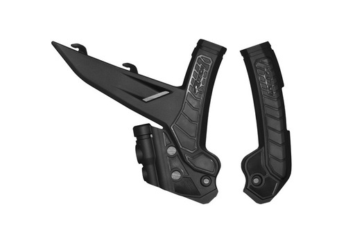 [RTECH-R-PRTKTMNR003] RTech Bi-Material Frame Protectors for KTM Bikes (2022-2024) - (Black)