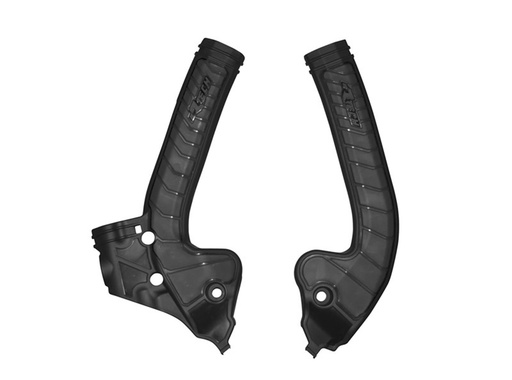 [RTECH-R-PRTKTMNR005] RTech Bi-Material Frame Protectors for GasGas, Husqvarna & KTM 85 Series Bikes (2021-2024) - (Black) 