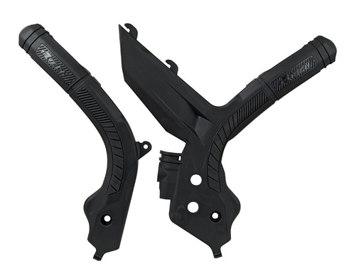 [RTECH-R-PRTKTMNR002] RTech Bi-Material Frame Protectors for KTM Bikes (2018-2023) - (Black)