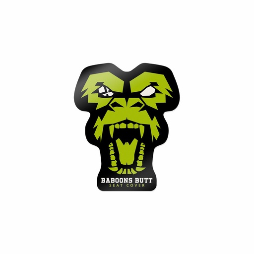 [XGRIP-XG-2517] X-GRIP "Baboons-Butt" Sticker - (70 x 80mm)