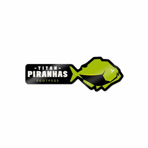 [XGRIP-XG-2520] X-Grip TITAN PIRANHAS Sticker - (90x40)