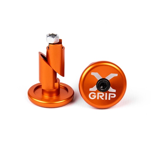 [XGRIP-XG-2692-008] X-GRIP Handlebar End Caps - (Orange)