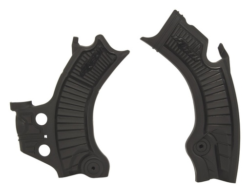 [RTECH-R-PRTCRFNR001] RTech Bi-Material Frame Protections for Honda CRF Series Bikes (2021-2024) - (Black)