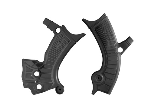 [RTECH-R-PRTYZFNR001] RTech Bi-Material Frame Protectors for Fantic and Yamaha Bikes (2018-2023) - (Black)  