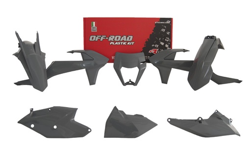 [RTECH-R-KITKTM-GR0-517] RTech Plastic Kit for KTM Bikes (2017-2019) - 6 PCS - (Quantum Grey)