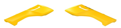 [RTECH-R-CVSURGI0024] RTech Radiator Scoops for SUR-RON Ultra Bee Bikes (2023-2024) - (Suzuki Yellow)