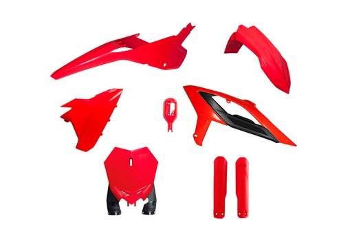 [RTECH-R-KITBET-RS0-624] RTech Plastic Kit for Beta RX Bikes (2023-2024) - 6 PCS - (Beta Red/Black)