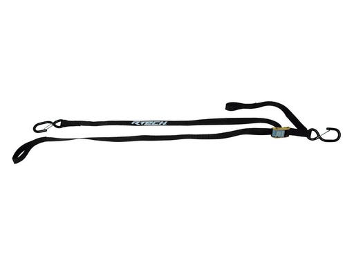[RTECH-R-CINGHIANR25] RTech Tie Down Strap with Safety Lock (1,200 lbs Load Limit) - 1.5in x 6.5ft- (Black)