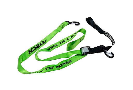 [RTECH-R-CINGHIAVE15] RTech Tie Down Strap with Safety Lock (1,200 lbs Load Limit) - 1.5in x 6.5ft - (Green)