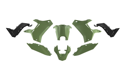 [RTECH-R-KITT70-VN2-024] RTech Revolution Plastic Kit for Yamaha T7 Bikes (2019-2024) - 7 PCS - (Military Green)