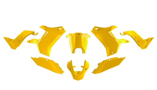 [RTECH-R-KITT70-GY0-024] RTech Revolution Plastic Kit for Yamaha T7 Bikes (2019-2024) - 7 PCS - (YZ Yellow)