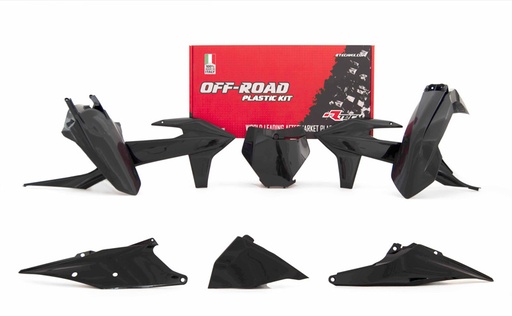 [RTECH-R-KITKTM-NR0-599] RTech Plastic Kit for KTM Bikes (2019-2022) - 6 PCS - (Black)