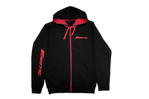 [FANTIC-TEES450FAN02] Fantic Zip-Up Hoodie (Medium) - (Red/Black) 