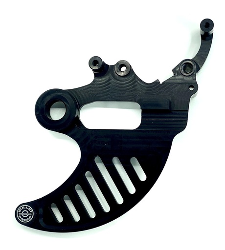 [BPD-YAM-RD-09-BLK] Bullet Proof Designs Rear Disc Guard for Yamaha and Fantic Bikes (2009-2025) - (Black)