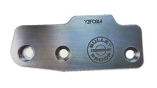 [BPD-YAM-CG-14-SIL] Bullet Proof Designs Swingarm Guard for Yamaha and Fantic Bikes (2012-2025) - (Silver)
