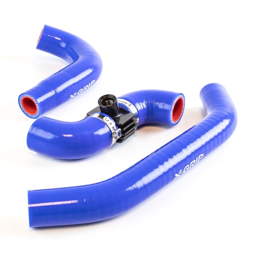 [XGRIP-XG-2721-005] X-Grip Silicone Radiator Hose Kit for KTM, Husqvarna, and GasGas Bikes (2023-Up) - (Blue)