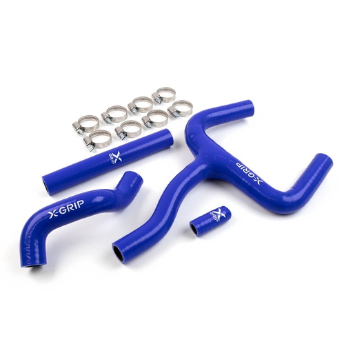 [XGRIP-XG-1760] X-Grip Silicone Radiator Hose Kit for Beta RR 250-300 Bikes (2013-2019) - (Blue)
