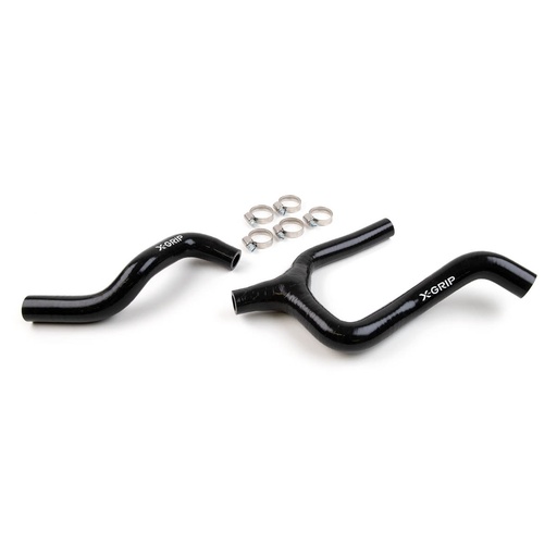 [XGRIP-XG-2454] X-Grip Silicone Radiator Hoses for KTM, Husqvarna, and GasGas 350 Bikes (2019-2023) - (Black)