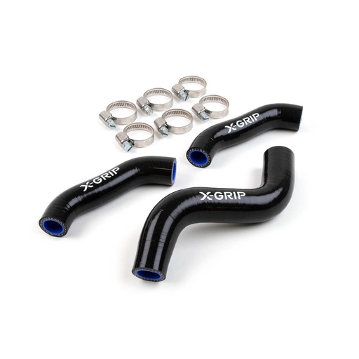 [XGRIP-XG-2458] X-Grip Silicone Radiator Hoses for KTM, Husqvarna, and GasGas 450-501 Bikes (2019-2023) - (Black)