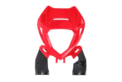 [RTECH-R-MASKBETRS20] RTech Headlight Mask for Beta Bikes (2020-2024) - (Beta Red)