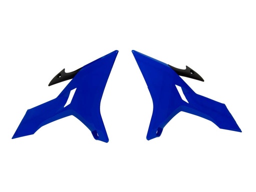 [RTECH-R-CVYZ0BL0016] RTech YZ Revolution Radiator Scoops for Yamaha YZ & YZ-X (2015–2022) - (YZ Blue / Black)