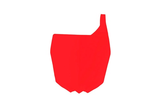 [RTECH-R-TBYZFRD0010] RTech YZ Revolution Front Number Plate for Yamaha YZ, YZF, YZ-F & YZ-X (2010–2022) - (Ducati Neon Red)