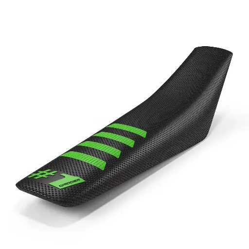 [ONEGRIPPER-OGSC02-BLGNGN] #1 Gripper Ribbed Universal Seat Cover (Black/Green)