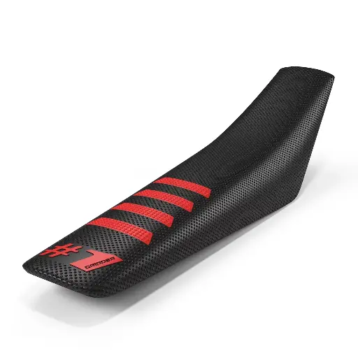 [ONEGRIPPER-OGSC02-BLRDRD] #1 Gripper Ribbed Universal Seat Cover (Black/Red)