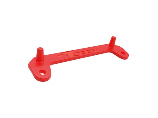 [RTECH-R-SUPTABYZ915] RTech Front Number Plate Adapter for Yamaha YZ Bikes (2000–2005) - (Red)
